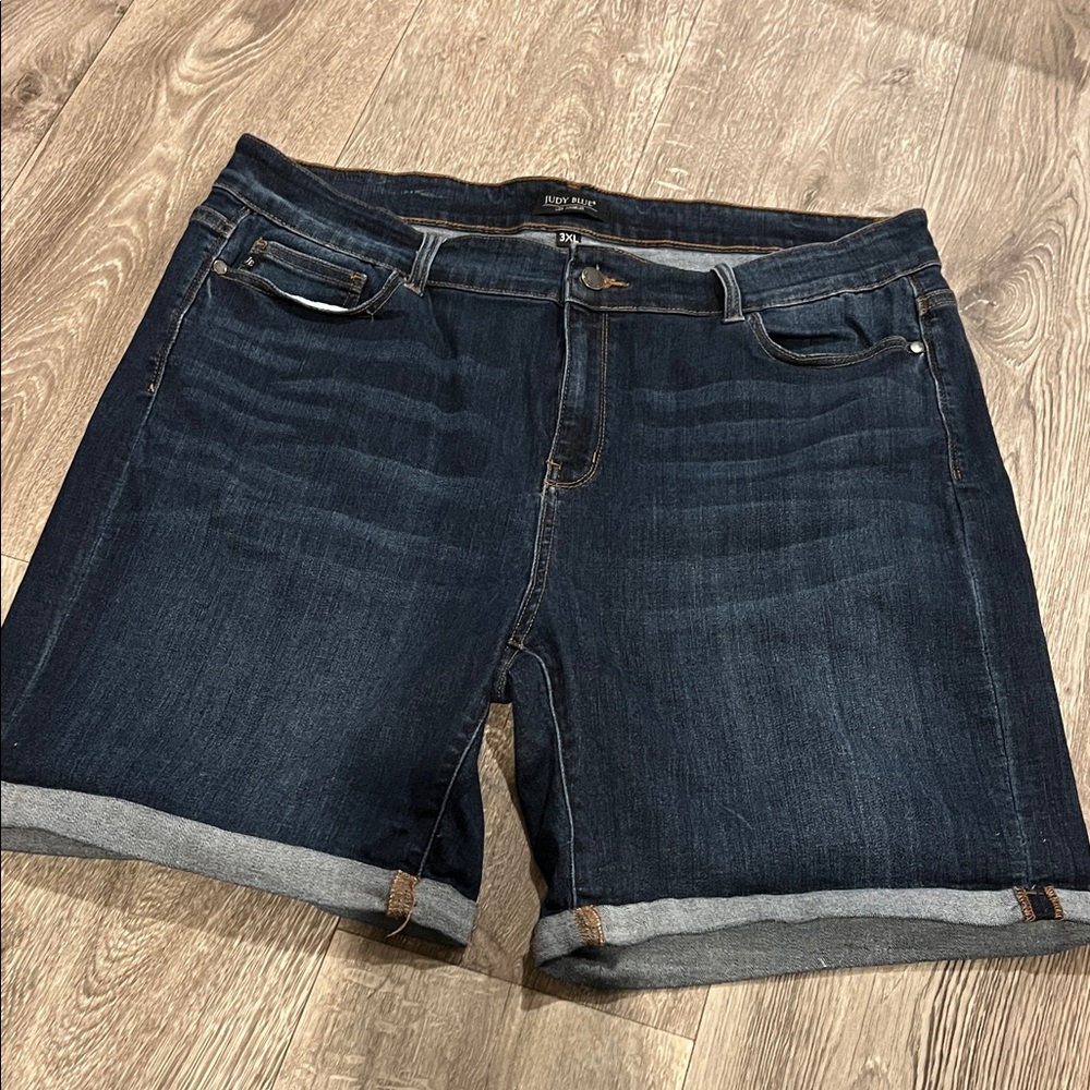 Judy Blue Dark Denim Jean Shorts